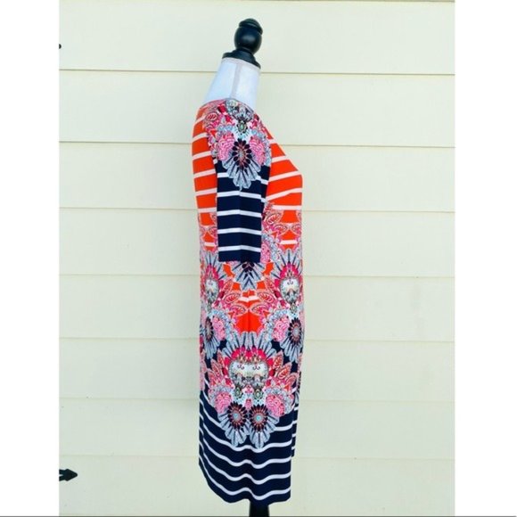 Eliza J Print Jersey Sheath Dress - Picture 8 of 11